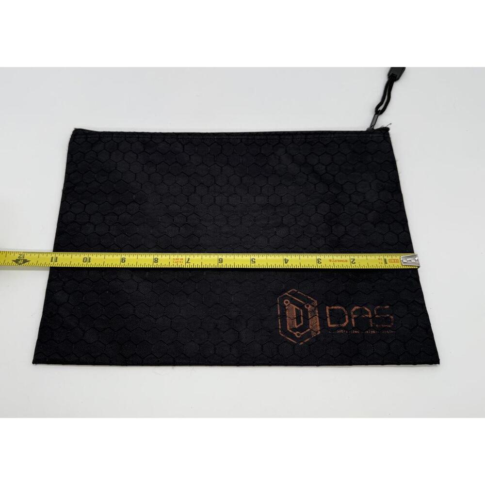 DAS Hex Pattern Drawstring Storage Pouch 9"x7" - Picture 2 of 4